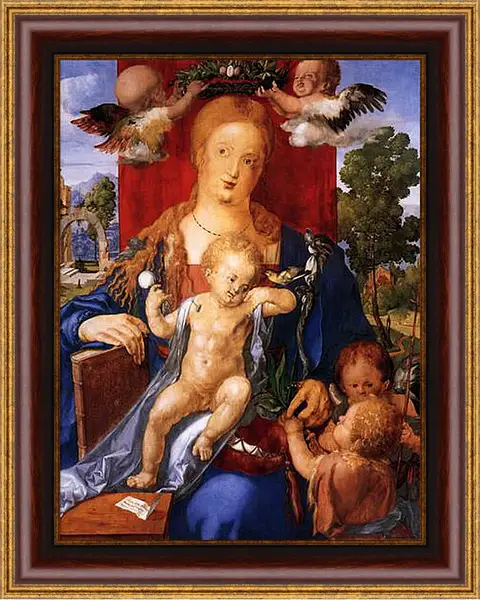 Картина в раме - Madonna with the Siskin. Альбрехт Дюрер
Картина в раме - Madonna with the Siskin. Альбрехт Дюрер