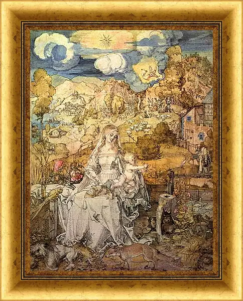 Картина в раме - Madonna with Animals. Альбрехт Дюрер
Картина в раме - Madonna with Animals. Альбрехт Дюрер