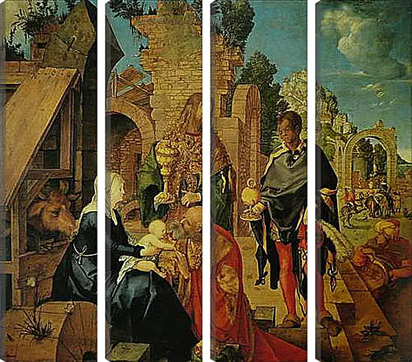 Модульная картина - Adoration of the Magi. Альбрехт Дюрер
Модульная картина - Adoration of the Magi. Альбрехт Дюрер