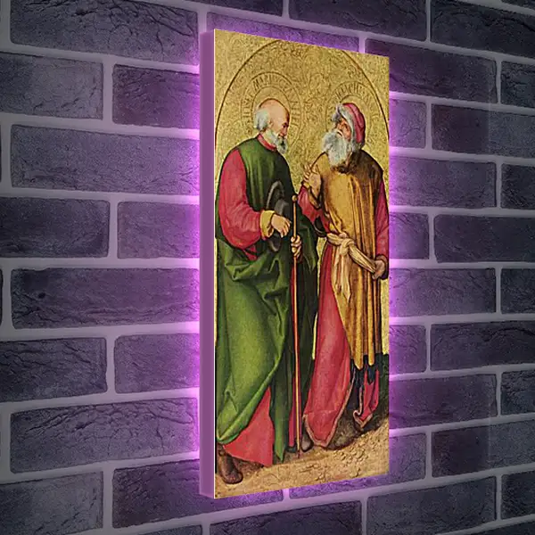 Лайтбокс световая панель - Dreikonigsaltar, linker Flugel (Szene - Josef und Joachim). Альбрехт Дюрер
Лайтбокс световая панель - Dreikonigsaltar, linker Flugel (Szene - Josef und Joachim). Альбрехт Дюрер