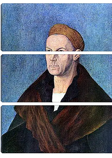 Модульная картина - Portrat des Jakob Fugger. Портрет Якоба Фуггера. Альбрехт Дюрер Модульная картина - Portrat des Jakob Fugger. Портрет Якоба Фуггера. Альбрехт Дюрер