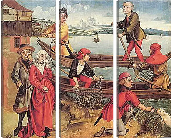 Модульная картина - Wunderbare Errettung eines ertrunkenen Knaben aus Bregenz. Чудесное спасение утонувшего мальчика из Брегенца. Альбрехт Дюрер Модульная картина - Wunderbare Errettung eines ertrunkenen Knaben aus Bregenz. Чудесное спасение утонувшего мальчика из Брегенца. Альбрехт Дюрер