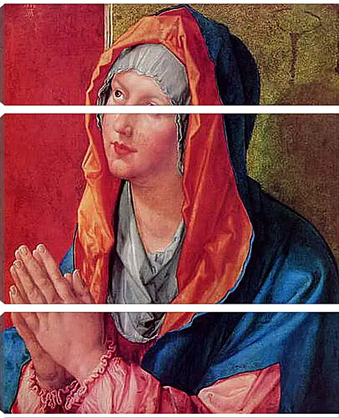 Модульная картина - Betende Maria. Молящаяся Мария. Альбрехт Дюрер Модульная картина - Betende Maria. Молящаяся Мария. Альбрехт Дюрер