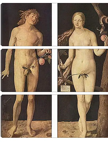 Модульная картина - Adam and Eve. Альбрехт Дюрер
Модульная картина - Adam and Eve. Альбрехт Дюрер