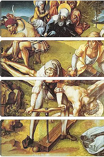 Модульная картина - Die sieben Schmerzen Maria, Mitteltafel (die Kreuzannagelung). Альбрехт Дюрер
Модульная картина - Die sieben Schmerzen Maria, Mitteltafel (die Kreuzannagelung). Альбрехт Дюрер