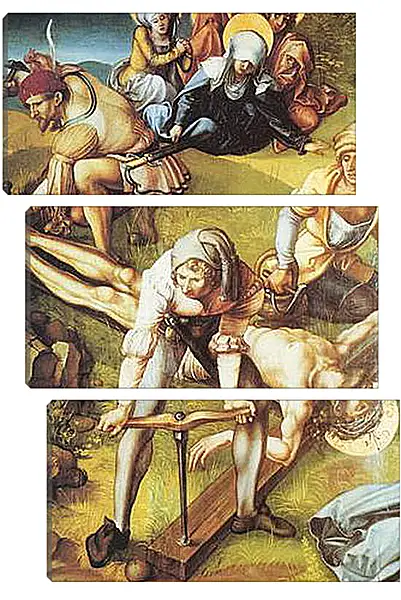 Модульная картина - Die sieben Schmerzen Maria, Mitteltafel (die Kreuzannagelung). Альбрехт Дюрер
Модульная картина - Die sieben Schmerzen Maria, Mitteltafel (die Kreuzannagelung). Альбрехт Дюрер