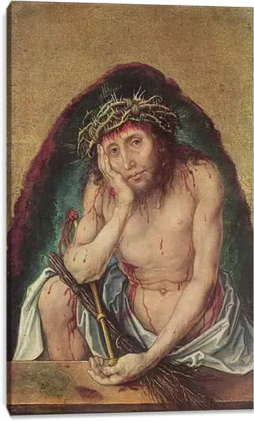 Постер на подрамнике - Ecce Homo. Эссе хомо (Се человек). Альбрехт Дюрер Постер на подрамнике - Ecce Homo. Эссе хомо (Се человек). Альбрехт Дюрер