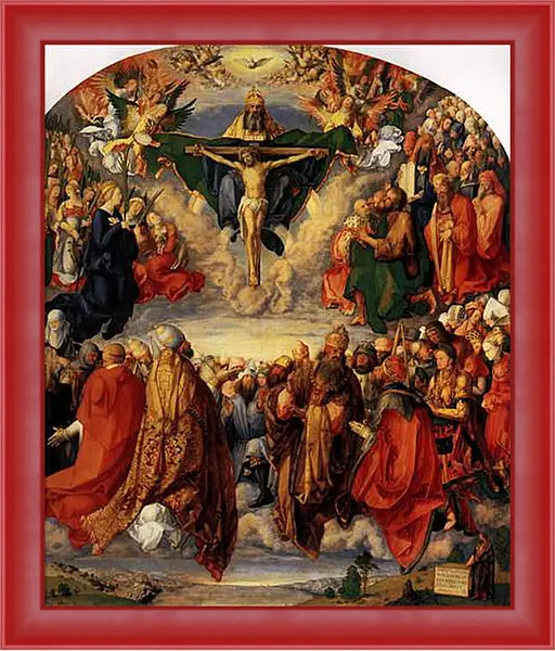 Картина в раме - Adoration of the Trinity. Альбрехт Дюрер
Картина в раме - Adoration of the Trinity. Альбрехт Дюрер
