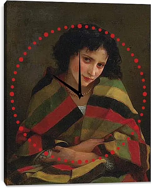 Часы картина - Frileuse. Адольф Вильям Бугро
Часы картина - Frileuse. Адольф Вильям Бугро