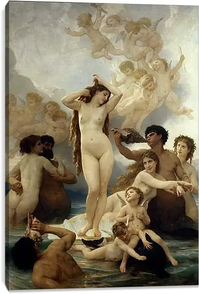 Постер на подрамнике - Birth of Venus - Рождение Венеры. Адольф Вильям Бугро
Постер на подрамнике - Birth of Venus - Рождение Венеры. Адольф Вильям Бугро