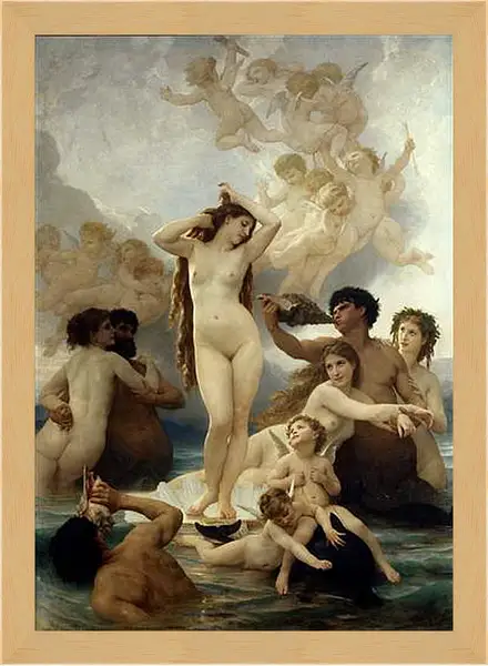 Картина в раме - Birth of Venus - Рождение Венеры. Адольф Вильям Бугро
Картина в раме - Birth of Venus - Рождение Венеры. Адольф Вильям Бугро