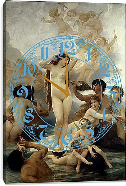 Часы картина - Birth of Venus - Рождение Венеры. Адольф Вильям Бугро
Часы картина - Birth of Venus - Рождение Венеры. Адольф Вильям Бугро