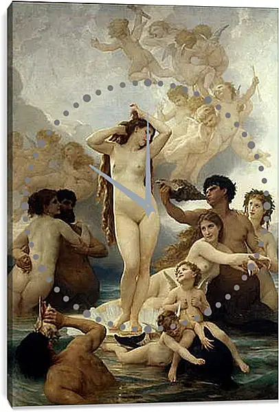 Часы картина - Birth of Venus - Рождение Венеры. Адольф Вильям Бугро
Часы картина - Birth of Venus - Рождение Венеры. Адольф Вильям Бугро