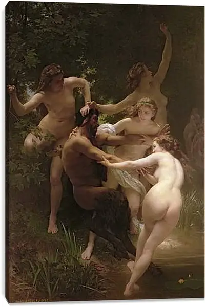 Постер на подрамнике - Nymphs and Satyr - Нимфы и Сатир. Адольф Вильям Бугро
Постер на подрамнике - Nymphs and Satyr - Нимфы и Сатир. Адольф Вильям Бугро