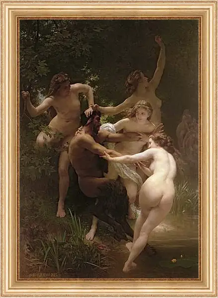 Картина в раме - Nymphs and Satyr - Нимфы и Сатир. Адольф Вильям Бугро
Картина в раме - Nymphs and Satyr - Нимфы и Сатир. Адольф Вильям Бугро