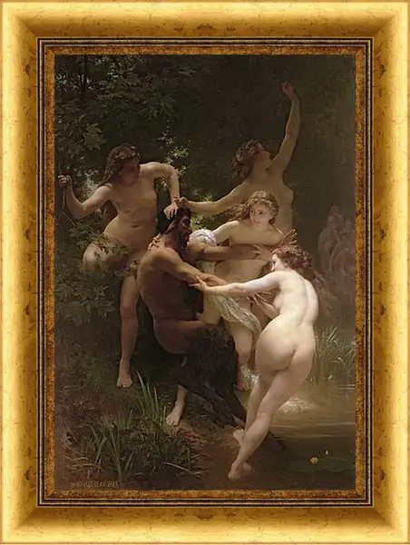 Картина в раме - Nymphs and Satyr - Нимфы и Сатир. Адольф Вильям Бугро
Картина в раме - Nymphs and Satyr - Нимфы и Сатир. Адольф Вильям Бугро