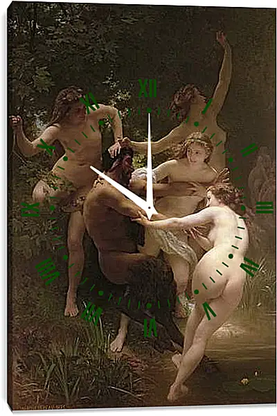 Часы картина - Nymphs and Satyr - Нимфы и Сатир. Адольф Вильям Бугро
Часы картина - Nymphs and Satyr - Нимфы и Сатир. Адольф Вильям Бугро