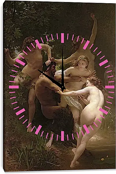 Часы картина - Nymphs and Satyr - Нимфы и Сатир. Адольф Вильям Бугро
Часы картина - Nymphs and Satyr - Нимфы и Сатир. Адольф Вильям Бугро