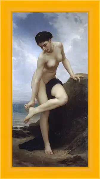 Картина в раме - Apres le bain 1875. Адольф Вильям Бугро
Картина в раме - Apres le bain 1875. Адольф Вильям Бугро