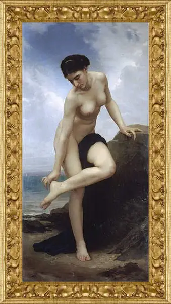 Картина в раме - Apres le bain 1875. Адольф Вильям Бугро
Картина в раме - Apres le bain 1875. Адольф Вильям Бугро