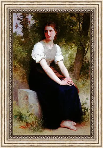 Картина в раме - The Song of the Nightingale. Адольф Вильям Бугро
Картина в раме - The Song of the Nightingale. Адольф Вильям Бугро