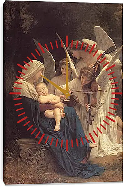 Часы картина - Song of the Angels. Адольф Вильям Бугро
Часы картина - Song of the Angels. Адольф Вильям Бугро