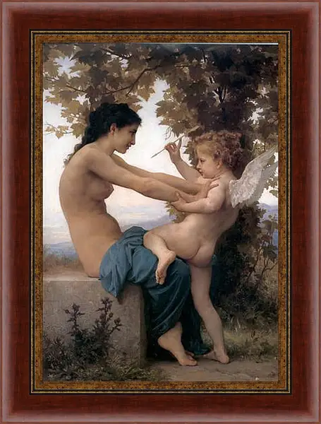 Картина в раме - A Young Girl Defending Herself Against Eros. Адольф Вильям Бугро
Картина в раме - A Young Girl Defending Herself Against Eros. Адольф Вильям Бугро