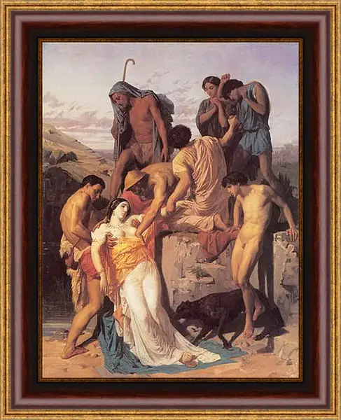 Картина в раме - Zenobia Retrouvee par les Bergers sur les Bords de Laraxe. Адольф Вильям Бугро
Картина в раме - Zenobia Retrouvee par les Bergers sur les Bords de Laraxe. Адольф Вильям Бугро