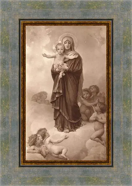 Картина в раме - Notre Dame des Anges. Адольф Вильям Бугро
Картина в раме - Notre Dame des Anges. Адольф Вильям Бугро