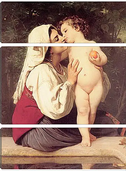 Модульная картина - Le Baiser. Адольф Вильям Бугро
Модульная картина - Le Baiser. Адольф Вильям Бугро