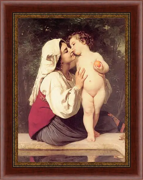 Картина в раме - Le Baiser. Адольф Вильям Бугро
Картина в раме - Le Baiser. Адольф Вильям Бугро
