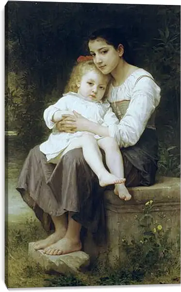 Постер на подрамнике - La Soeur Ainee. Адольф Вильям Бугро
Постер на подрамнике - La Soeur Ainee. Адольф Вильям Бугро