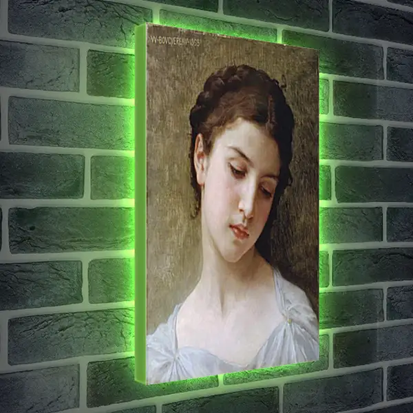 Лайтбокс световая панель - Etude - Tete de Jeune Fille. Этюд головы девушки. Адольф Вильям Бугро Лайтбокс световая панель - Etude - Tete de Jeune Fille. Этюд головы девушки. Адольф Вильям Бугро