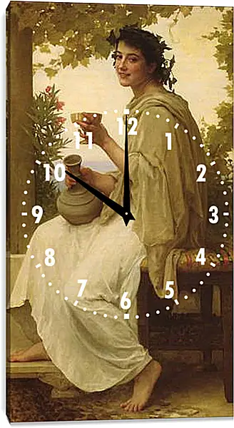 Часы картина - Bacchante. Адольф Вильям Бугро
Часы картина - Bacchante. Адольф Вильям Бугро