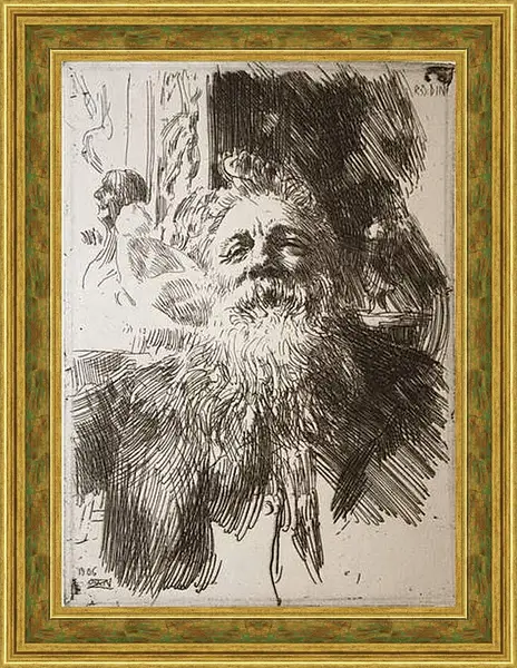 Картина в раме - Auguste Rodin. Огюст Роден. Андерс Цорн Картина в раме - Auguste Rodin. Огюст Роден. Андерс Цорн