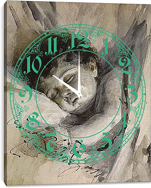 Часы картина - Sovande barn (Sleeping Child). Андерс Цорн
Часы картина - Sovande barn (Sleeping Child). Андерс Цорн