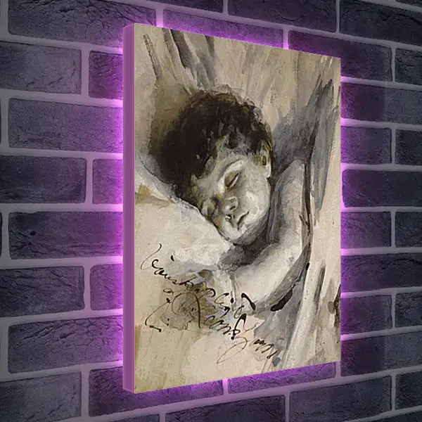 Лайтбокс световая панель - Sovande barn (Sleeping Child). Андерс Цорн
Лайтбокс световая панель - Sovande barn (Sleeping Child). Андерс Цорн