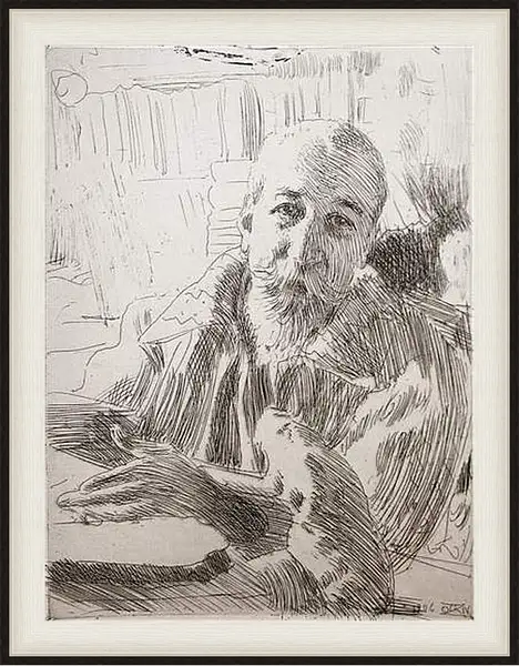 Картина в раме - Anatole France. Андерс Цорн
Картина в раме - Anatole France. Андерс Цорн