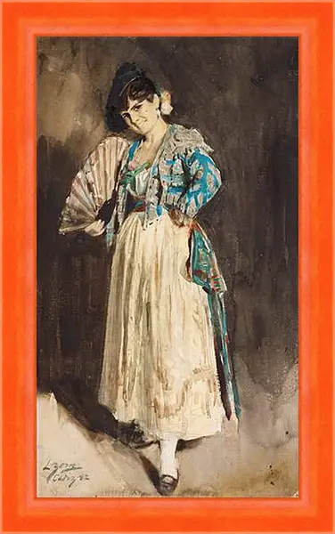 Картина в раме - Spanish lady in black beret. Андерс Цорн
Картина в раме - Spanish lady in black beret. Андерс Цорн