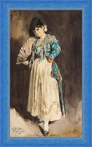 Картина в раме - Spanish lady in black beret. Андерс Цорн
Картина в раме - Spanish lady in black beret. Андерс Цорн