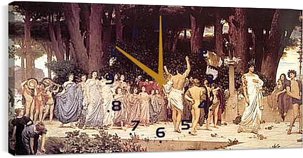 Часы картина - The Daphnephoria. Барон Фредерик Лейтон
Часы картина - The Daphnephoria. Барон Фредерик Лейтон