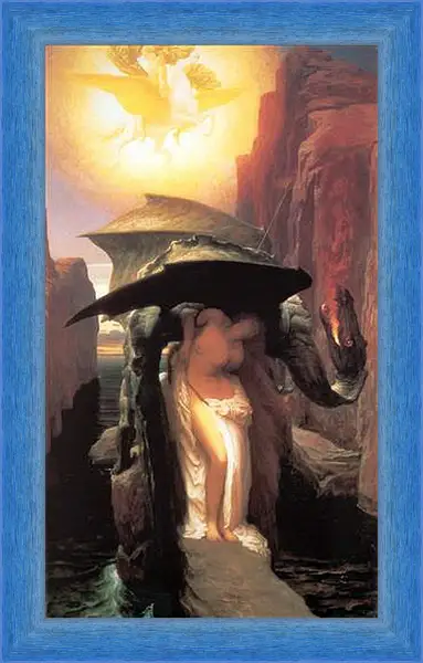 Картина в раме - Perseus and Adromeda. Персей и Андромеда. Барон Фредерик Лейтон Картина в раме - Perseus and Adromeda. Персей и Андромеда. Барон Фредерик Лейтон