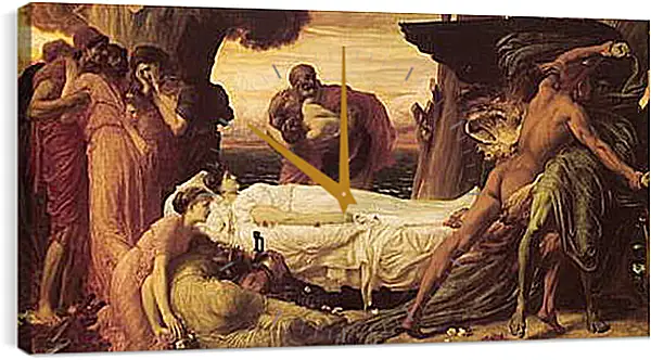 Часы картина - Hercules Wrestling with Death. Барон Фредерик Лейтон
Часы картина - Hercules Wrestling with Death. Барон Фредерик Лейтон