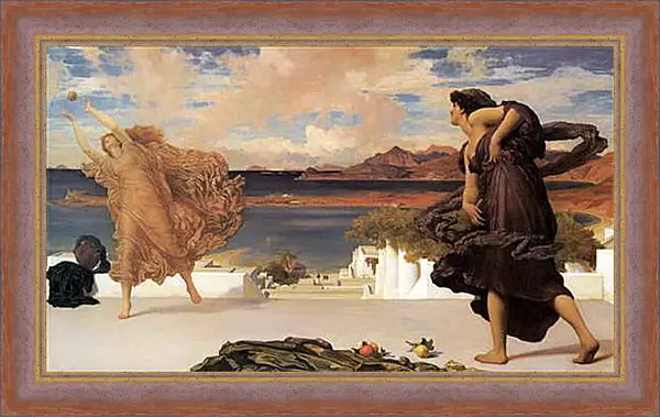 Картина в раме - Greek Girls Playing at Ball. Барон Фредерик Лейтон
Картина в раме - Greek Girls Playing at Ball. Барон Фредерик Лейтон