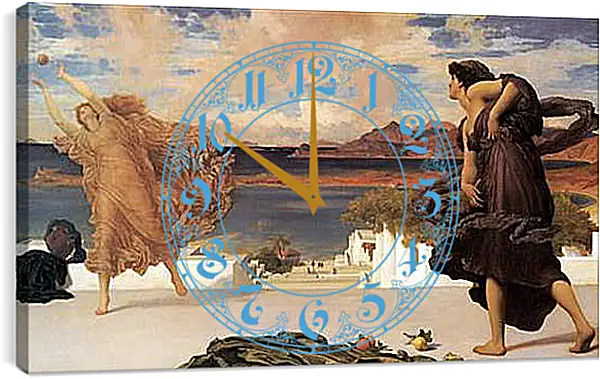Часы картина - Greek Girls Playing at Ball. Барон Фредерик Лейтон
Часы картина - Greek Girls Playing at Ball. Барон Фредерик Лейтон