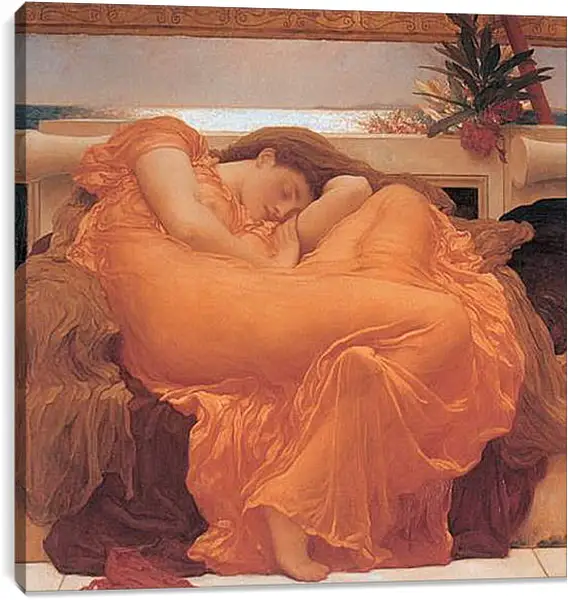 Постер на подрамнике - Flaming june - Пылающий июнь. Барон Фредерик Лейтон
Постер на подрамнике - Flaming june - Пылающий июнь. Барон Фредерик Лейтон