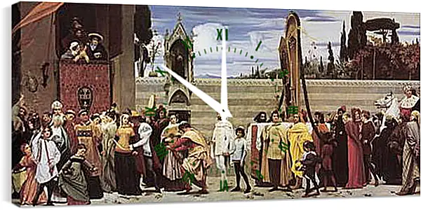 Часы картина - Cimabu e-s celebrated Madonna.. Барон Фредерик Лейтон
Часы картина - Cimabu e-s celebrated Madonna.. Барон Фредерик Лейтон