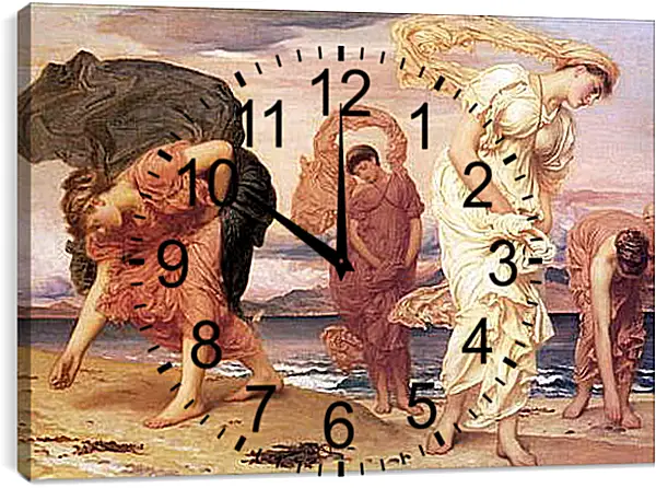 Часы картина - Greek Girls Picking up Pebbles. Барон Фредерик Лейтон
Часы картина - Greek Girls Picking up Pebbles. Барон Фредерик Лейтон