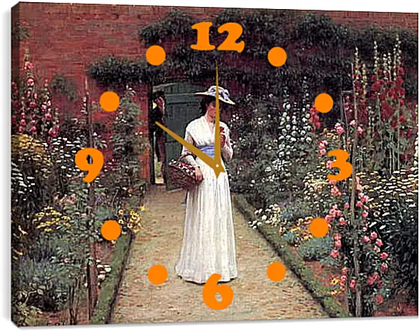 Часы картина - Edmund Blair Lady in a Garden. Барон Фредерик Лейтон
Часы картина - Edmund Blair Lady in a Garden. Барон Фредерик Лейтон