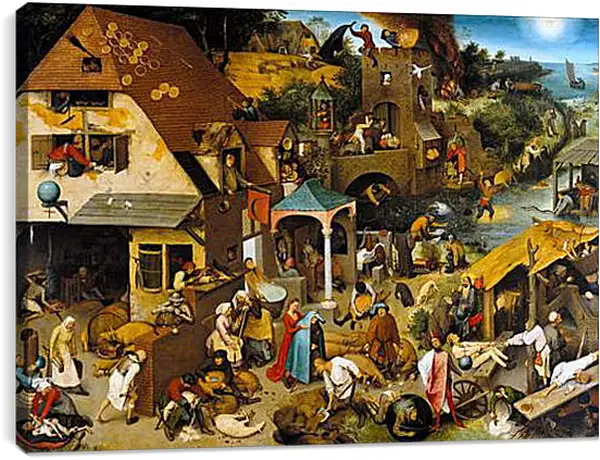 Постер на подрамнике - Flemish Proverbs - фламандские пословицы. Брейгель Питер Старший
Постер на подрамнике - Flemish Proverbs - фламандские пословицы. Брейгель Питер Старший